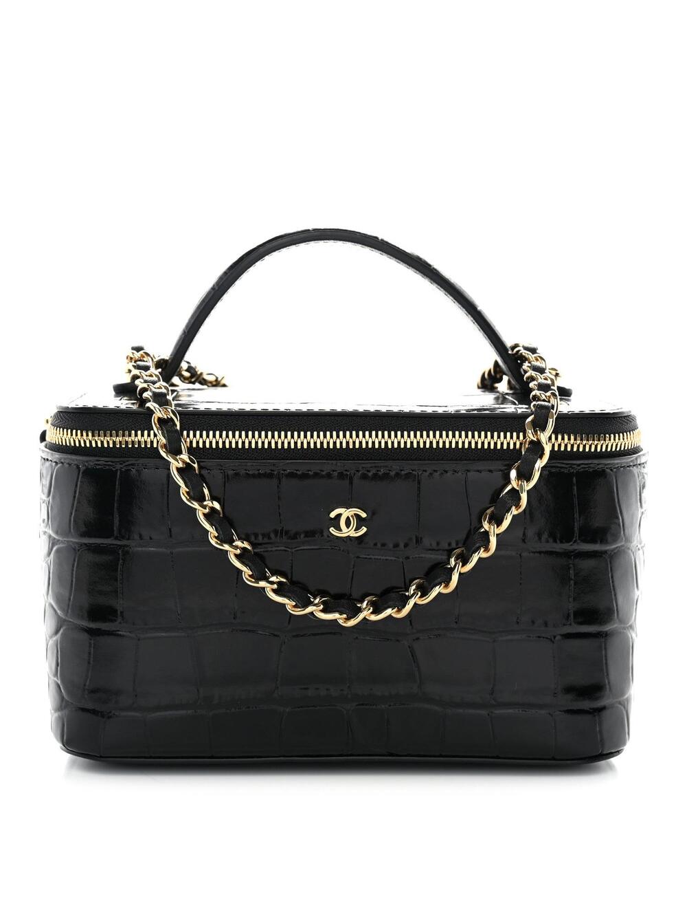 Chanel Calfskin Crocodile Embossed #344865C49B